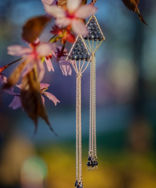 KalervoKarlsson-Nature-BlueSapphire-Earrings